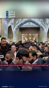 تشییع پیکر همسر آیت‌الله سیستانی در نجف اشرف