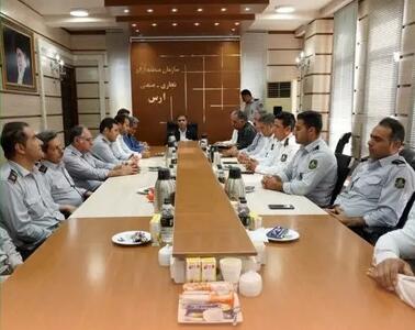 تجلیل از آتش‌نشانان منطقه آزاد ارس در آستانه روز ملی ایمنی