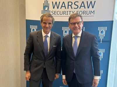گروسی بار دیگر اهمیت یافتن راه حل دیپلماتیک با ایران را تکرار کرد