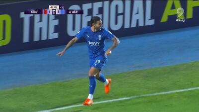 گل دوم الهلال به نسف قارشی (گل انفرادی تئو هرناندز)