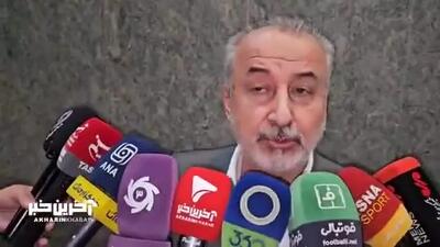 درگیری لفظی رضا درویش با خبرنگاران!