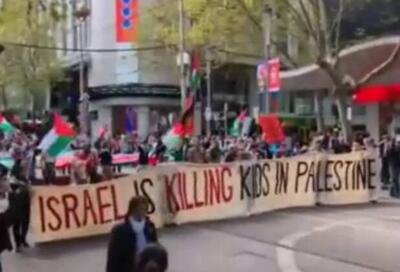 فیلم/ تظاهرات هزاران نفر در ملبورن در حمایت از فلسطین