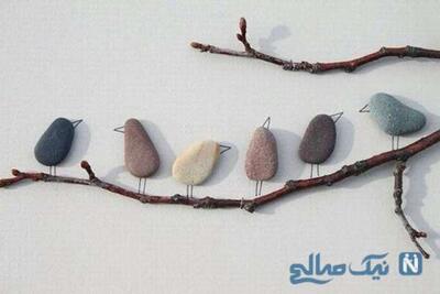 کاردستی با سنگ برای کودکان ؛ هنرنمایی ساده و جذاب برای کودکان پر انرژی