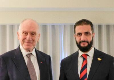 دیدار جولانی با رئیس کنگره جهانی یهودیان در نیویورک - تسنیم