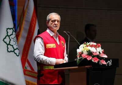 پزشکیان: به زانو در آوردن ملت ایران یک خواب و خیال است - تسنیم
