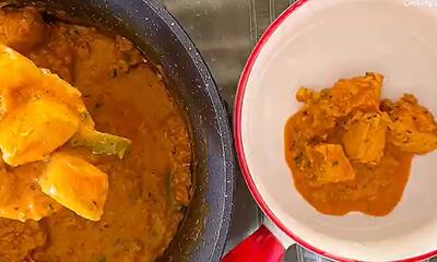 کمی مرغ و برنج هرچی ازین غذای خوشمزه بخوری کمه