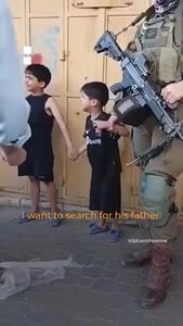 بازداشت دو کودک فلسطینی توسط سربازان اسرائیلی