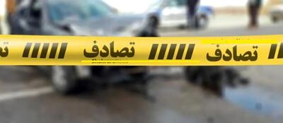 تصادف خونین در محور انجیره – گنداب: ۵ نفر راهی بیمارستان شدند