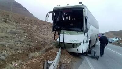 جزئیات حادثه اتوبوس سرویس دانشجویی در جاده سمنان به سرخه