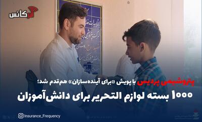 پردیس با پویش «برای آینده‌سازان» هم‌قدم شد؛ ۱۰۰۰ بسته لوازم التحریر برای دانش‌آموزان