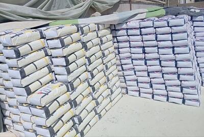 توقیف ۲ برند غیراستاندارد چسب کاشی غیراستاندارد