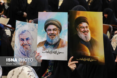برگزاری مراسم سالگرد شهادت سید حسن نصرالله در تهران و سراسر کشور