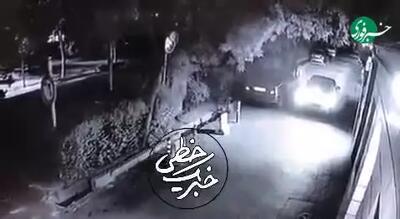 لحظه عجیب سرقت خودرو در فرمانیه تهران