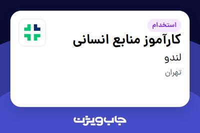 استخدام کارآموز منابع انسانی در لندو