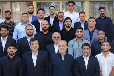 توئیت مسعود پزشکیان درباره ورزش قهرمانی کشتی + جزئیات