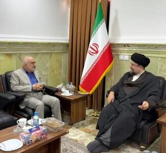 دیدار استاندار خوزستان با سیدحسن خمینی