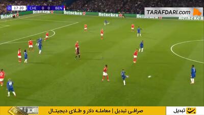 گل به خودی ریچارد ریوس مقابل چلسی (چلسی 1-0 بنفیکا) - پارس فوتبال