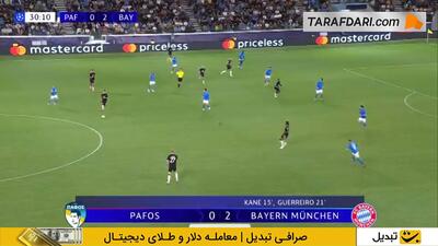 گل نیکولاس جکسون به پافوس (پافوس 0-3 بایرن مونیخ) - پارس فوتبال