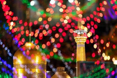 ویدئو | آماده‌سازی حرم مطهر  امام رضا(ع) برای جشن ولادت امام حسن عسکری(ع)