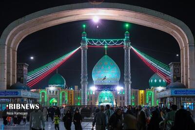 حال و هوای مسجد جمکران در شب میلاد امام حسن عسکری (ع)