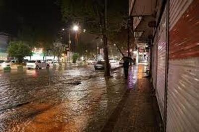  آبگرفتگی شدید در خیابان‌های گرگان