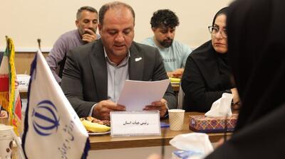 انتخاب  هیات رئیسه و خزانه دار هیات موتورسواری و اتومبیلرانی گلستان
