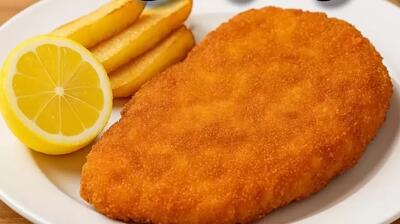 طرز تهیه بهترین شنیسل خانگی فقط در ۳ دقیقه !