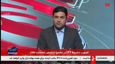 جزئیات شروط مجمع تشخیص مصلحت نظام برای پیوستن ایران به CFT+ فیلم