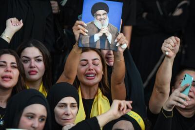 عکس/ حضور گسترده زنان لبنانی در مراسم سالگرد سیدحسن نصرالله | اقتصاد24