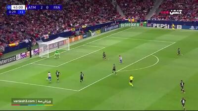 ببینید؛ خلاصه بازی اتلتیکومادرید 5 - آینتراخت فرانکفورت 1