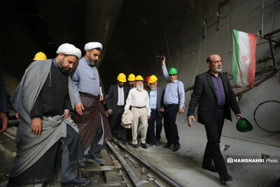 بازدید از خط ۱۰ مترو تهران