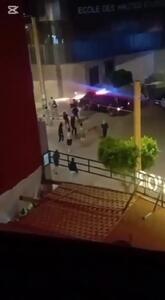 مراکش : یک خودروی پلیس معترضین را زیر گرفت/فیلم