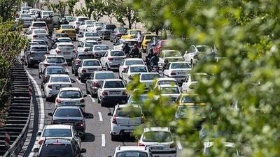 ترافیک سنگین در ۳ بزرگراه تهران