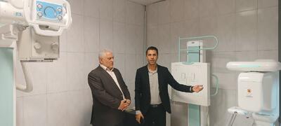 واحد تصویربرداری تنها درمانگاه شهرستان مرزی تایباد راه‌اندازی شد