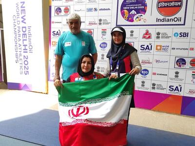 پارادوومیدانی جهانی هند؛ زینب مرادی برنزی شد