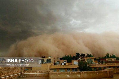 طوفان در راه یزد
