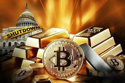 سقوط قیمت بیت‌کوین و اتریوم با تعطیلی دولت آمریکا