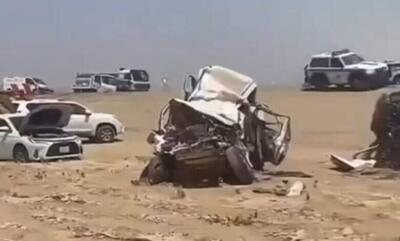 ببینید | تصادف عجیب دو خودروی شاسی‌بلند لوکس!