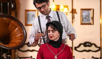 شهرزاد و فرهاد در پشت‌صحنه سریال «شهرزاد»/ عکس