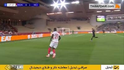 گل تماشایی جردن تزه به منچسترسیتی (موناکو 1-1 منچسترسیتی) - پارس فوتبال