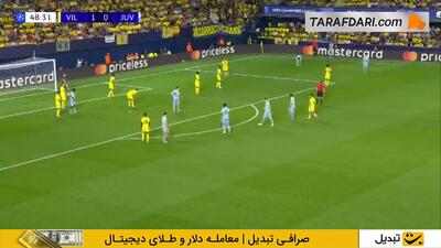 گل قیچی برگردان تماشایی فدریکو گاتی به ویارئال (ویارئال 1-1 یوونتوس) - پارس فوتبال