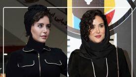 نگاهی به شباهت استایل الناز شاکردوست در اکران فیلم گوزن‌های اتوبان به تیپ سیاه و سفید پریناز ایزدیار در جشن منتقدان / یکی از یکی بهتر با ایده‌های خلاقانه + عکس