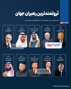 ثروتمندترین رهبران جهان چه کسانی هستند؟