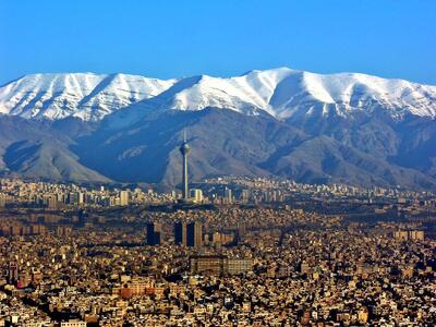  آسمان تهران صاف تا کمی ابری با وزش باد در دو روز آینده