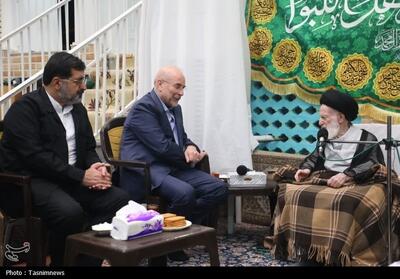 قالیباف با آیت‌الله شبیری زنجانی دیدار کرد+ تصاویر - تسنیم
