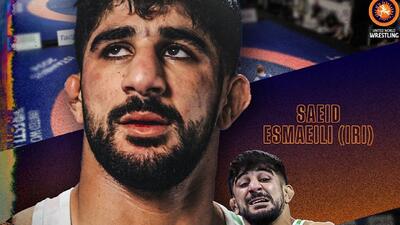 سعید اسماعیلی عنوان بهترین کشتی‌گیر ماه را کسب کرد