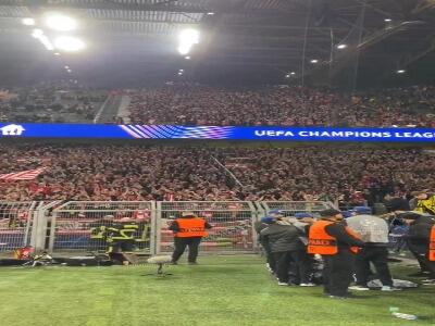 تشویق بی امان هواداران اتلتیک بیلبائو پس از شکست 4-1 مقابل دورتموند