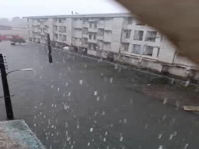 بارش باران شدید در انزلی