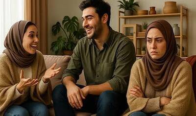  وقتی همسرت از شوخیت جلوی جمع ناراحت می‌شه