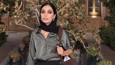 تیپ و استایل متفاوت صحرا اسدالهی در شهر یزد (عکس)